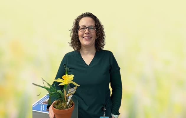 Breast Foot Forward storefront window promotion